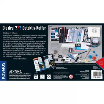 Die drei ??? Detektiv-Carry Case, Detektiv-Sets Complete Equipment for young detectives