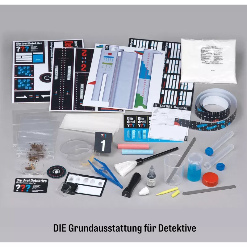 Die drei ??? Detektiv-Carry Case, Detektiv-Sets Complete Equipment for young detectives