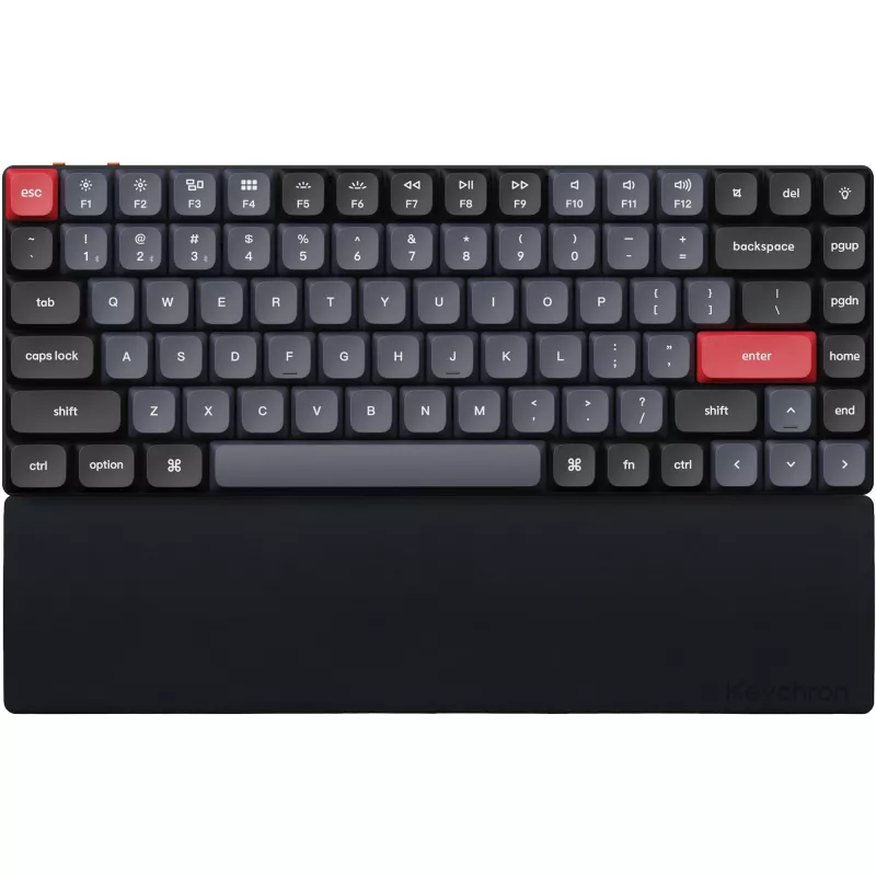 Silicone Palm Rest for K3/K7, wrist rest black