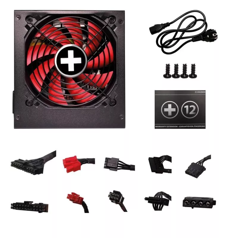 Power Supply | XILENCE | 550 Watts | Efficiency 80 PLUS GOLD | PFC Active | XN071