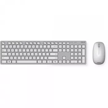 ASUS W5000 wireless keyboard and mouse set, white