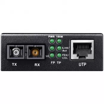 Cudy MC100SA-20 network media converter 100 Mbit/s 1310 nm Single-mode Black