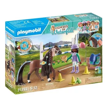 Figure Set Horses 71355 Zoe and Blaze with Obstacles