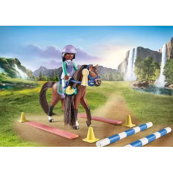Figure Set Horses 71355 Zoe and Blaze with Obstacles