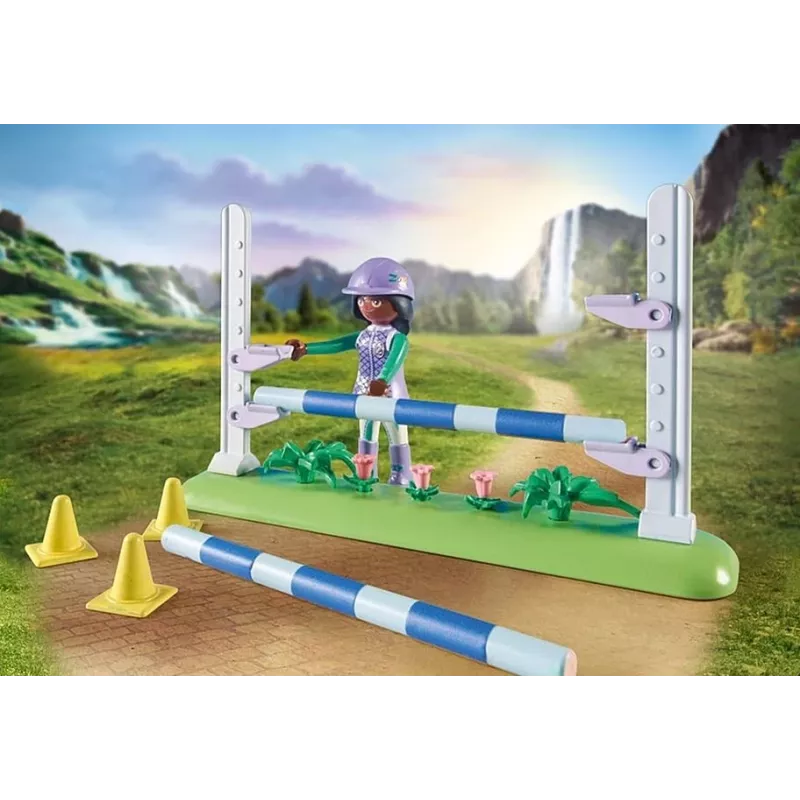 Figure Set Horses 71355 Zoe and Blaze with Obstacles