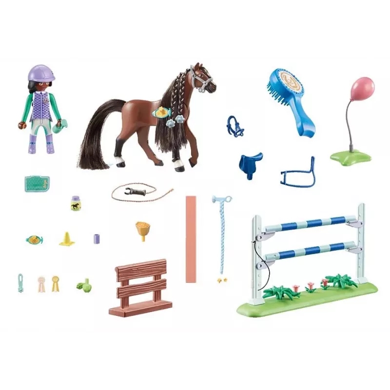 Figure Set Horses 71355 Zoe and Blaze with Obstacles