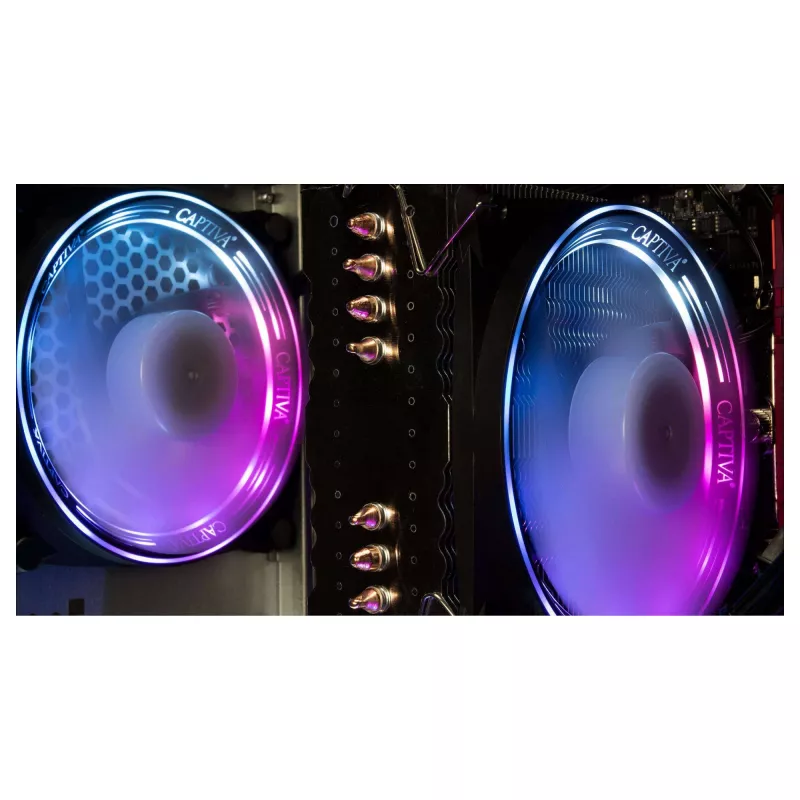 Captiva Advanced Gaming PC R92-707 AMD Ryzen 5 5500, 16GB RAM, 500GB SSD, GeForce RTX 5060 (8GB GDDR7), oOS