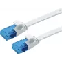 VALUE Patch Cable Cat.6A (Class EA) UTP, extra-Flat, White, 0,5 m (21.99.2060)