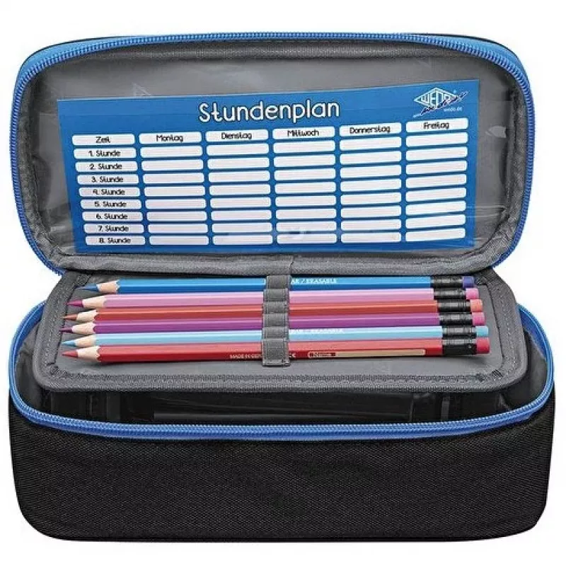 WEDO Pencil Case black/Light Blue