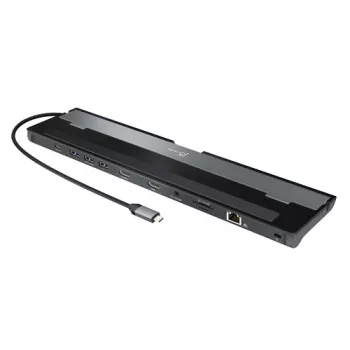 j5create JCD542-N USB-C® Dual HDMI™ Docking Station - USB 3.2 Gen 1 (3.1 Gen 1) Type-C - 3.5mm - HDMI - RJ-45 - USB 3.2 Gen 1 (3.1 Gen 1) Type-A - USB 3.2 Gen 1 (3.1 Gen 1) Type-C 