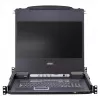 ATEN CL5708MW 43cm wide LCD KVM Switch, USB-PS/2,VGA, 8 Port, UK-Layout