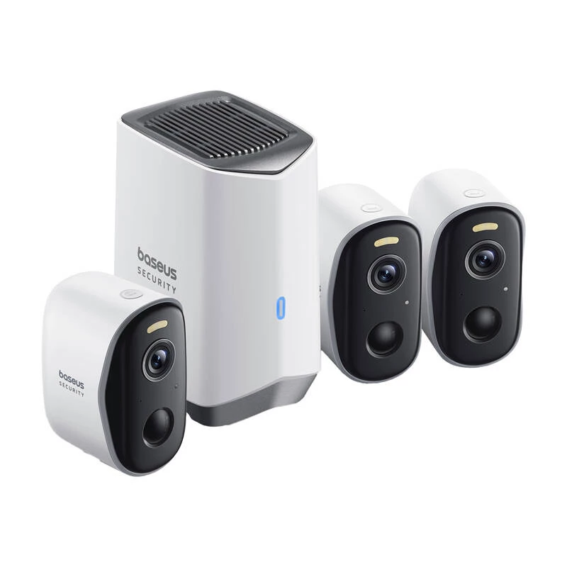 N1 Baseus 2K outdoor camera set of 3 (white)