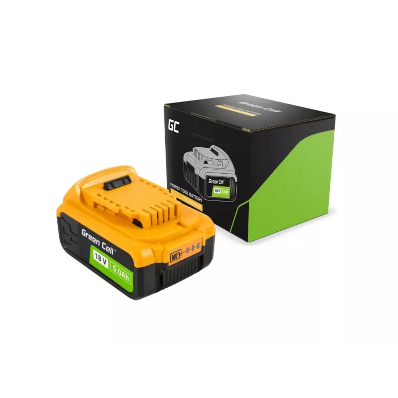Green Cell Battery for DeWalt XR 18V 5Ah Power Tool Battery DCB184