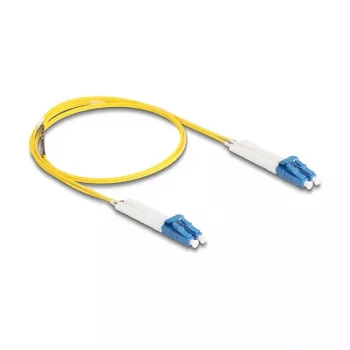 Delock LWL Cable LC Duplex to LC Duplex Singlemode OS2 winkelbar 1 m
