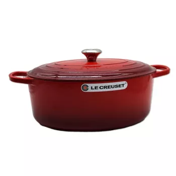 Le Creuset Signature Roaster oval 35cm cherry red (21178350602430)