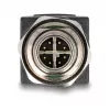 Delock M12 Adapter X-coded 8 Pin Plug to RJ45 Socket straight