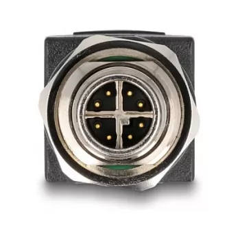 Delock M12 Adapter X-coded 8 Pin Plug to RJ45 Socket straight