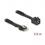 Delock Cable Mini SAS HD SFF-8643 to Slim SAS SFF-8654 4i 60 cm