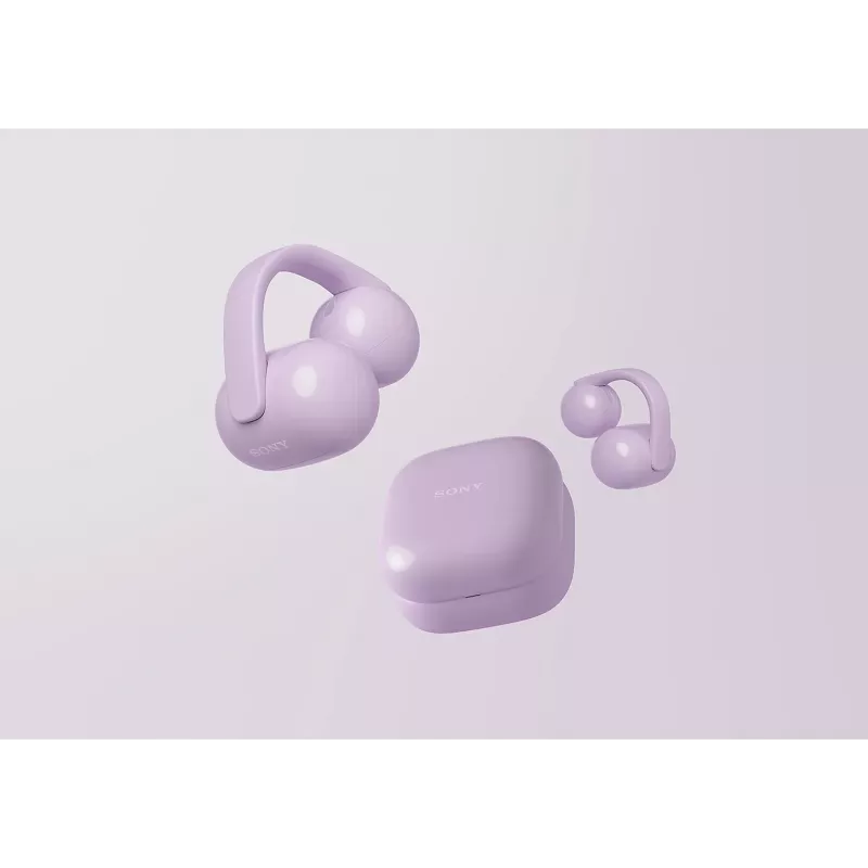 Sony | Earbuds | LinkBuds WF-LC900 Clip | Bluetooth | Open-Ear | Wireless | Lavender