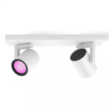 Philips Hue White&Col. Amb. Argenta Spot 2 flg. White 2x4.2W.