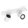 Philips Hue White&Col. Amb. Argenta Spot 2 flg. White 2x4.2W.