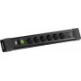 BACHMANN CONNECTUS 6xCEE7/3 1x switch, 1xUSB C/C 65W L=2,0m CEE7/7 black (BM0022777)