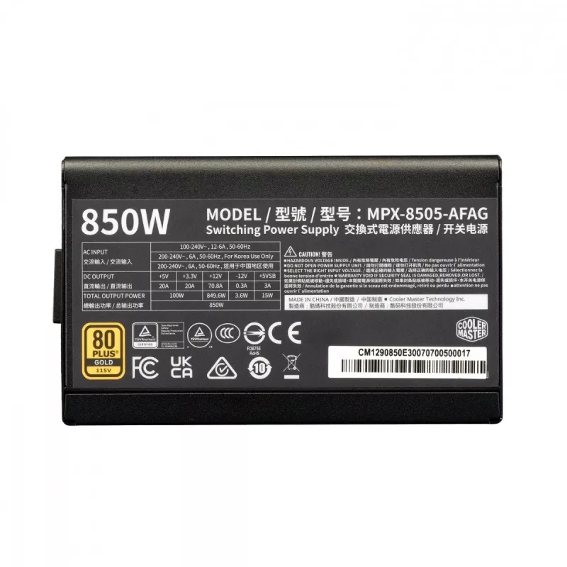Modular power supply Elite Gold 850W ATX 3.1 80 Plus Gold