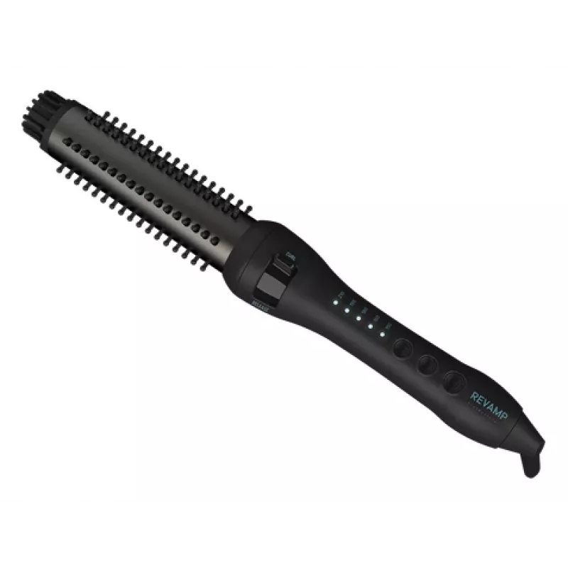 Revamp BR-1350X Progloss Volume & Wave ceramic hot brush, black