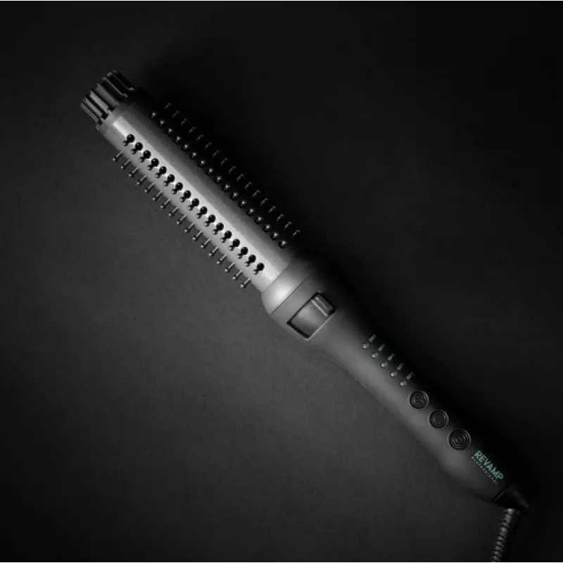 Revamp BR-1350X Progloss Volume & Wave ceramic hot brush, black