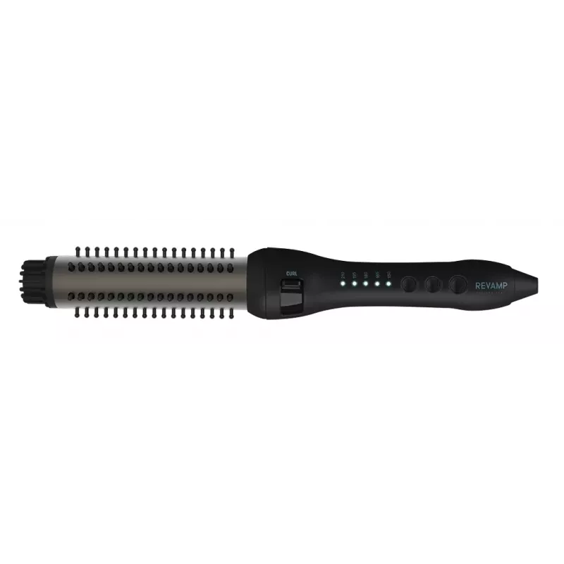 Revamp BR-1350X Progloss Volume & Wave ceramic hot brush, black