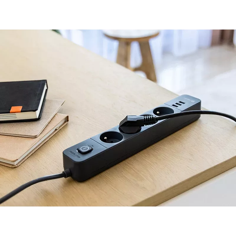 Tracer 47685 Power Line+ 5m (4 sockets +3x USB A)