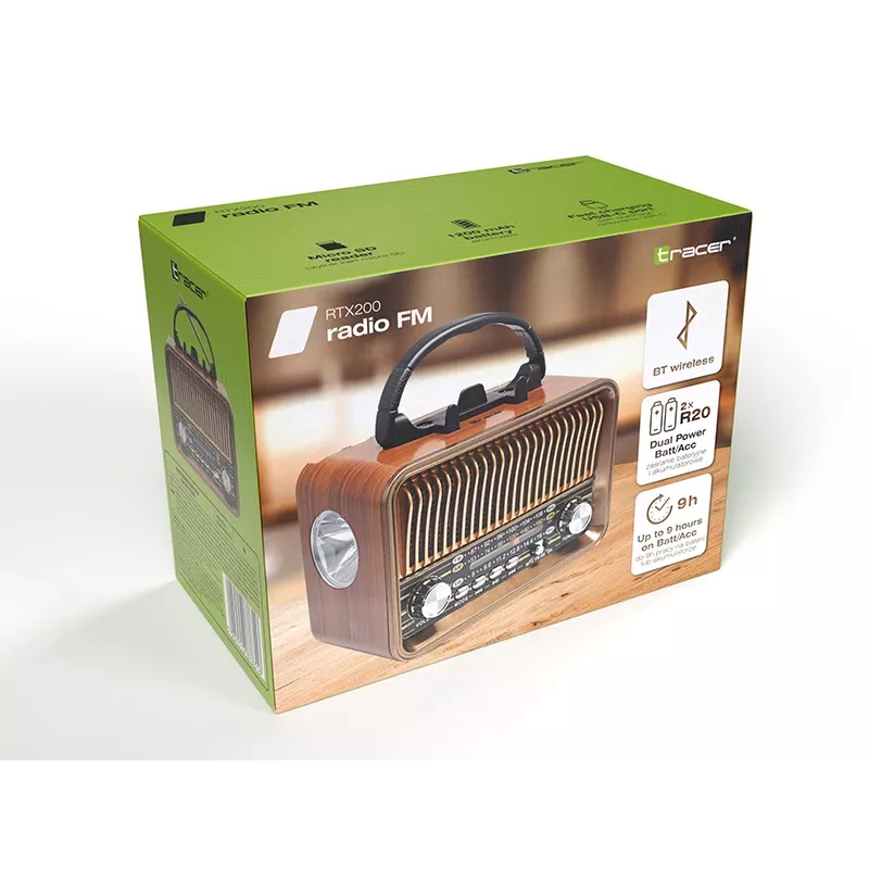 Tracer 47774 RTX200 ShockWave Radio FM