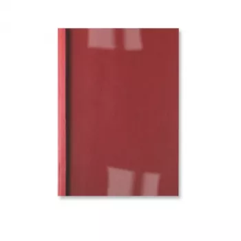 GBC LeatherGrain Thermal Binding Covers 3mm Red (100), A4, Red, Transparent, Matt, 30 sheets, 3 mm, 297 mm