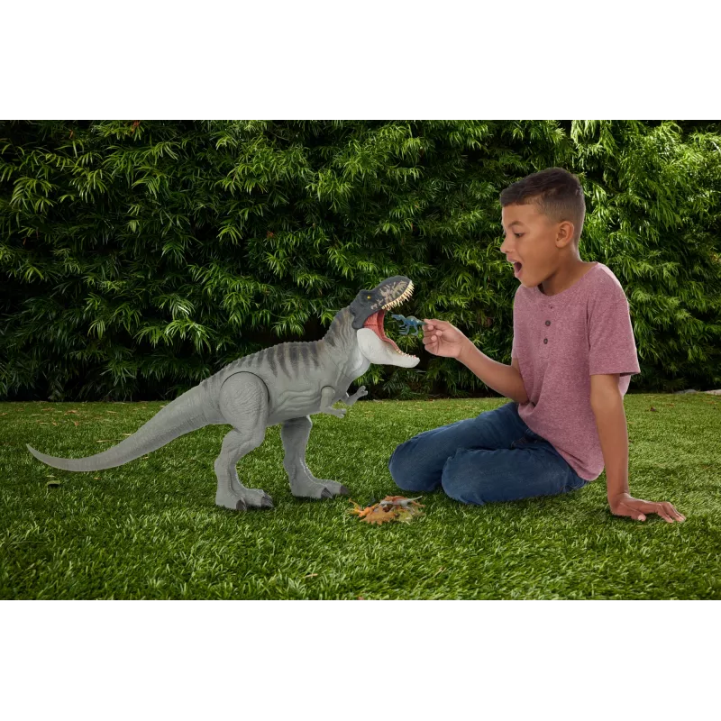 Jurassic World Rebirth Super Colossal Tyrannosaurus Rex Action Figure, T-Rex Dinosaur Movie Toy