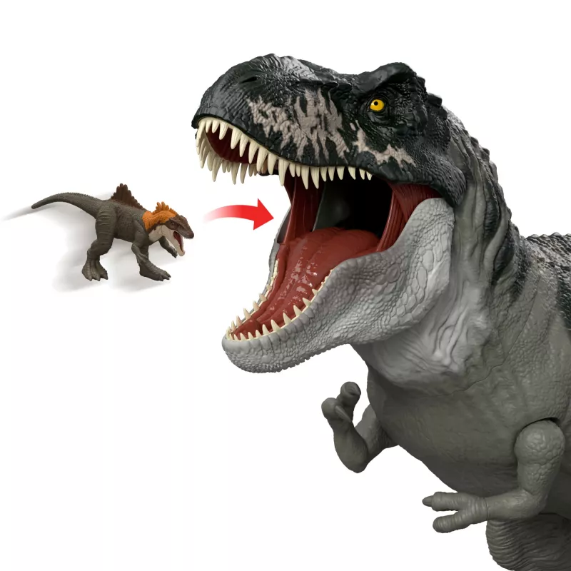 Jurassic World Rebirth Super Colossal Tyrannosaurus Rex Action Figure, T-Rex Dinosaur Movie Toy