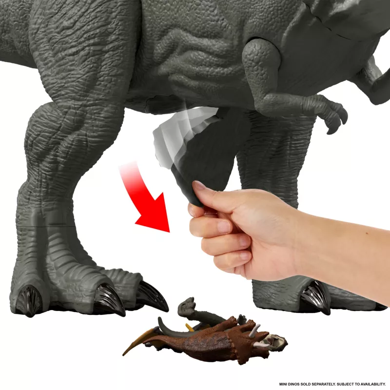 Jurassic World Rebirth Super Colossal Tyrannosaurus Rex Action Figure, T-Rex Dinosaur Movie Toy