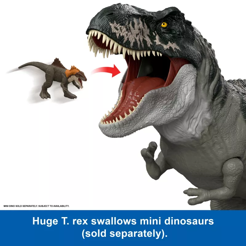 Jurassic World Rebirth Super Colossal Tyrannosaurus Rex Action Figure, T-Rex Dinosaur Movie Toy
