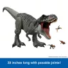 Jurassic World Rebirth Super Colossal Tyrannosaurus Rex Action Figure, T-Rex Dinosaur Movie Toy