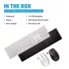 HP 650 Wireless Keyboard and Mouse Combo, Full-size (100%), Wireless, RF Wireless, Membrane, Black, Mouse included