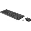 HP 330 Wireless Mouse and Keyboard Combination, Full-size (100%), Wireless, RF Wireless, Black, Mouse included