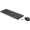 HP 330 Wireless Mouse and Keyboard Combination, Full-size (100%), Wireless, RF Wireless, Black, Mouse included