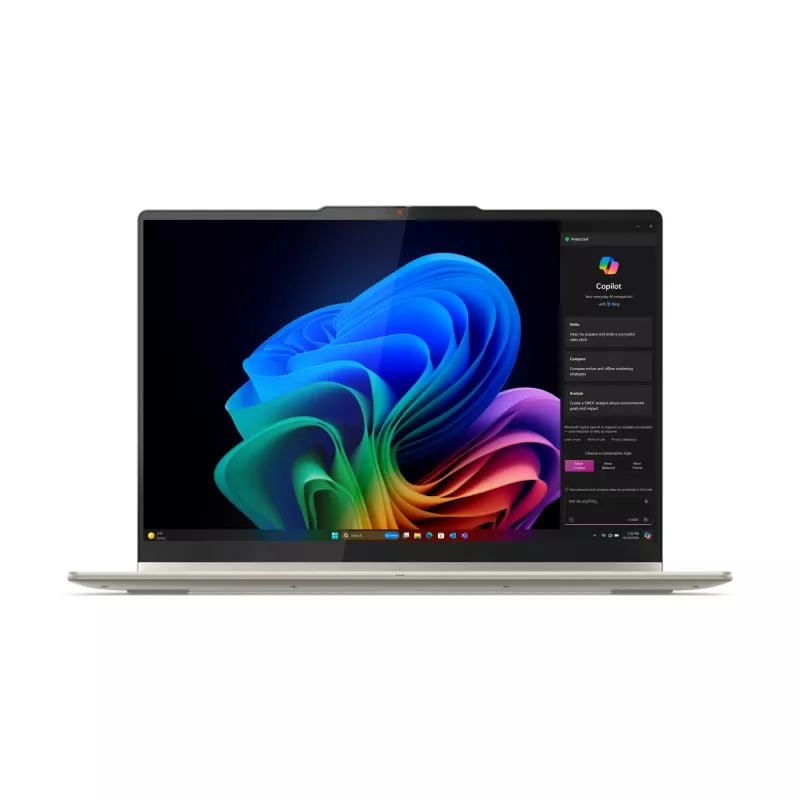 Lenovo Yoga 7 2-in-1 16AKP10 Copilot+ PC AMD Ryzen™ AI 7 350 Hybrid (2-in-1) 40.6 cm (16 inch) Touchscreen WUXGA 16 GB LPDDR5x-SDRAM 1 TB SSD Wi-Fi 7 (802.11be) Windows 11 Pro English Grey