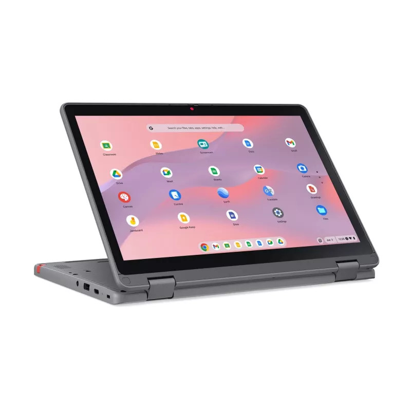 Lenovo Chrome 500e 2in1 G5 M89 MediaTek Kompanio 540 Chromebook 31 cm (12.2 inch) Touchscreen WUXGA 8 GB LPDDR5x-SDRAM 64 GB UFS Wi-Fi 6E (802.11ax) ChromeOS English Grey