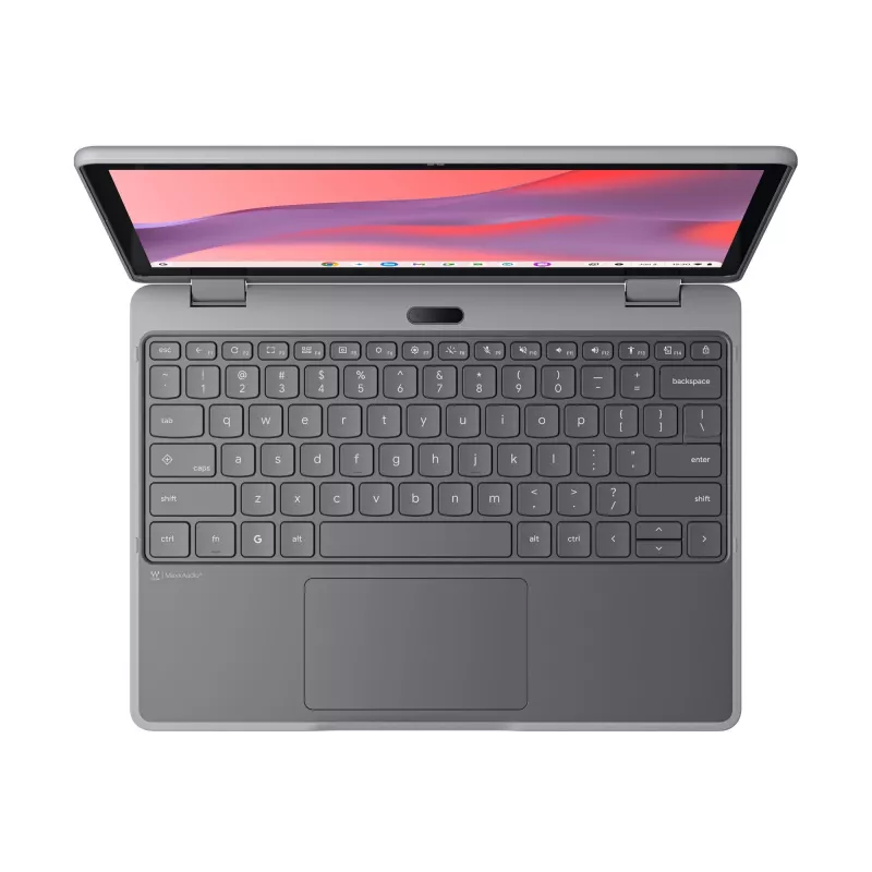 Lenovo Chrome 500e 2in1 G5 M89 MediaTek Kompanio 540 Chromebook 31 cm (12.2 inch) Touchscreen WUXGA 8 GB LPDDR5x-SDRAM 64 GB UFS Wi-Fi 6E (802.11ax) ChromeOS English Grey