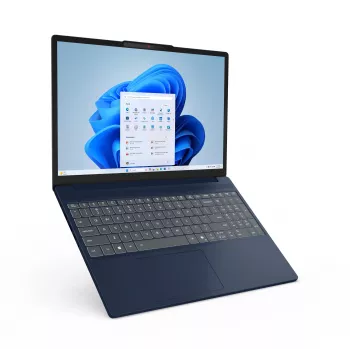 Lenovo IdeaPad Slim 3 15ARP10 AMD Ryzen™ 5 150 Laptop 38.9 cm (15.3 inch) WUXGA 16 GB DDR5-SDRAM 512 GB SSD Wi-Fi 7 (802.11be) Windows 11 Home German Blue