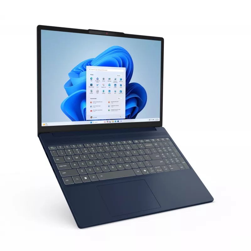Lenovo IdeaPad Slim 3 15ARP10 AMD Ryzen™ 5 150 Laptop 38.9 cm (15.3 inch) WUXGA 16 GB DDR5-SDRAM 512 GB SSD Wi-Fi 7 (802.11be) Windows 11 Home German Blue