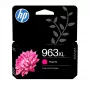 HP 963XL High Yield Magenta Original Ink Cartridge, High (XL) Yield, Magenta, Pigment-based ink, 23.25 ml, 1 pc(s), Single pack