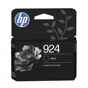 HP 924 Black Original Ink Cartridge, Standard Yield, Black, 1 pc(s), 500 pages, 400 pages, Single pack