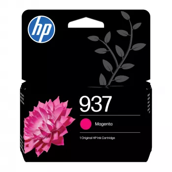 HP 937 Magenta Original Ink Cartridge, Standard Yield, Magenta, 1 pc(s), 800 pages, Single pack