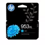 HP 953XL High Yield Cyan Original Ink Cartridge, High, Cyan, Pigment-based ink, 18 ml, 1 pc(s), Single pack